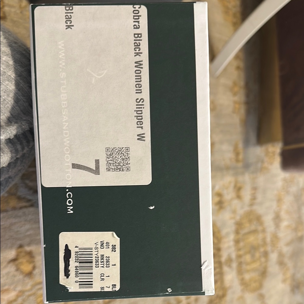 Stubbs and Wootton Black Women's Slipper